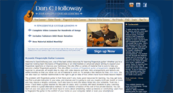 Desktop Screenshot of dancholloway.com